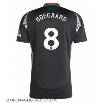 Arsenal Martin Odegaard #8 Maglia Gara Trasferta Repliche 2024-25